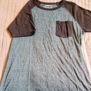 Teal and Black T-shirt